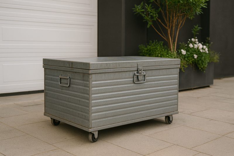 grande cantine de rangement avec roulettes pour votre déménagement