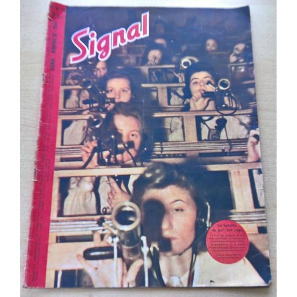 Revue Signal original d’époque allemande WW2, journal de propagande illustré à collectionner avec livraison gratuite en France