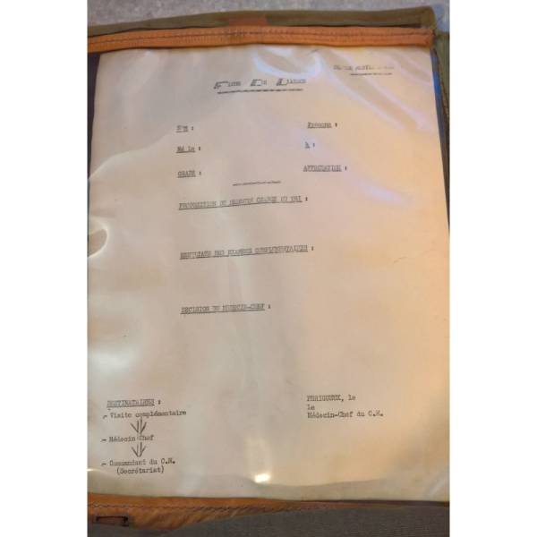 Porte-cartes Armée Française TAP Guerre d’Algérie authentique de collection