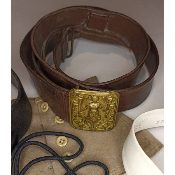 Lot équipement officier ceinturon 1845 infanterie 1900 France XIXème authentique