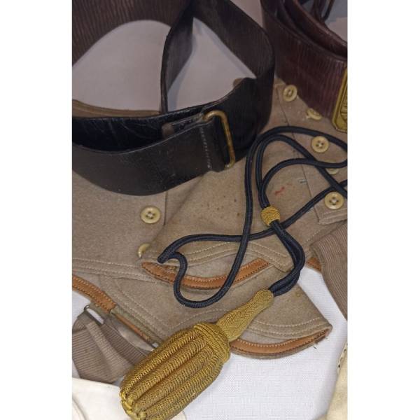 Lot équipement officier ceinturon 1845 infanterie 1900 France XIXème authentique