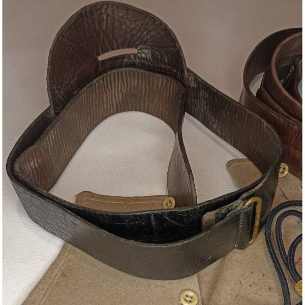 Lot équipement officier ceinturon 1845 infanterie 1900 France XIXème authentique