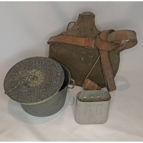 Lot équipement France 40 prisonnier WW2 authentique de collection