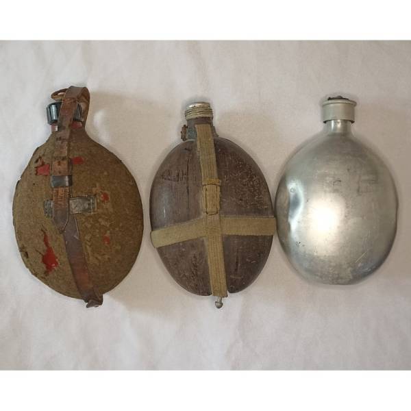 Gourdes Allemande soldat Wehrmacht 39/45 à restaurer authentiques