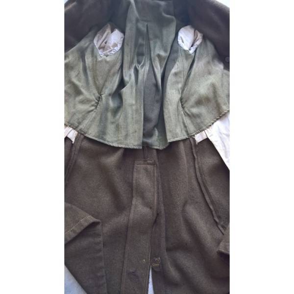 Capote canadienne WW2 1943 authentique équipement militaire