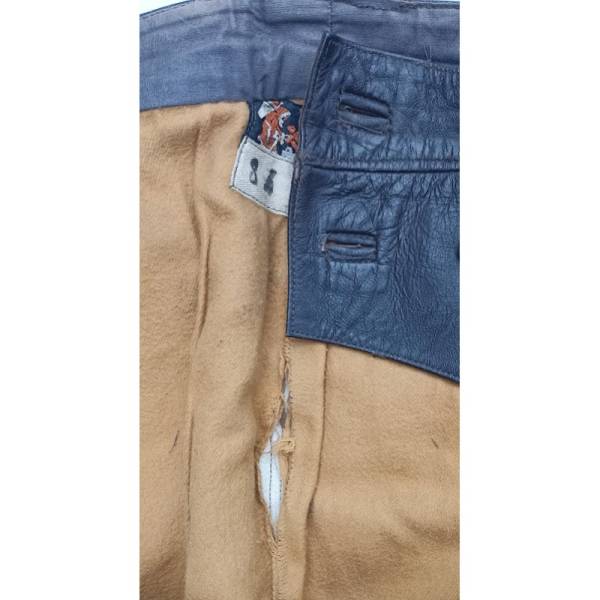 Culotte cuir pilote Aviation France 40 WW2 équipement officier