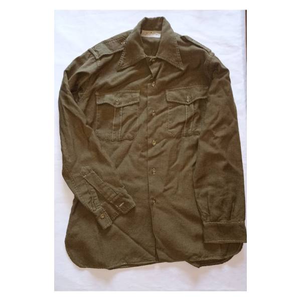 Chemise hiver Armée Française modèle 1948 vintage authentique