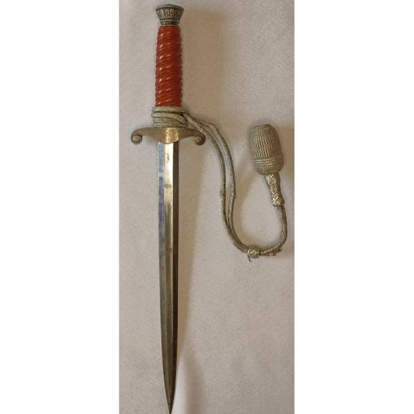 Rare Dague d'Officier Allemand de la Wehrmacht (WH) Utilisée Durant la Période 1939-1945 : Objet de Collection pour les Amateurs d'Histoire Militaire et d'Armes Blanches de la WW2